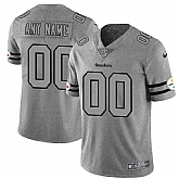 Nike Steelers Customized 2019 Gray Gridiron Gray Vapor Untouchable Limited Jersey,baseball caps,new era cap wholesale,wholesale hats